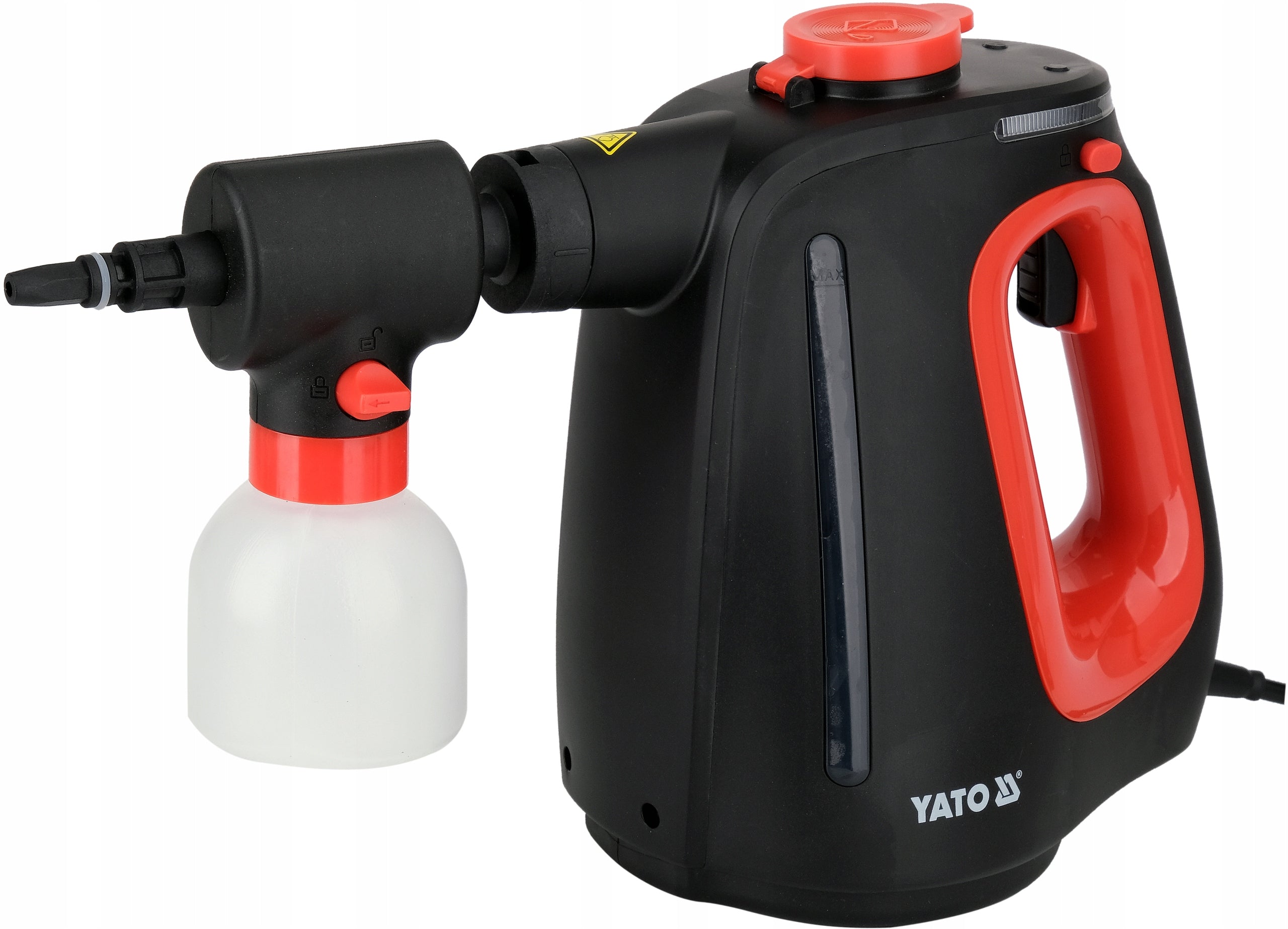 YATO STEAM CLEANER 1350W HAND STEAMER 1 BAR 110°C + AKCESORIA Maximum steam pressure 1 bar