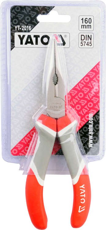 YATO Straight elongated pliers 160mm Brand Yato