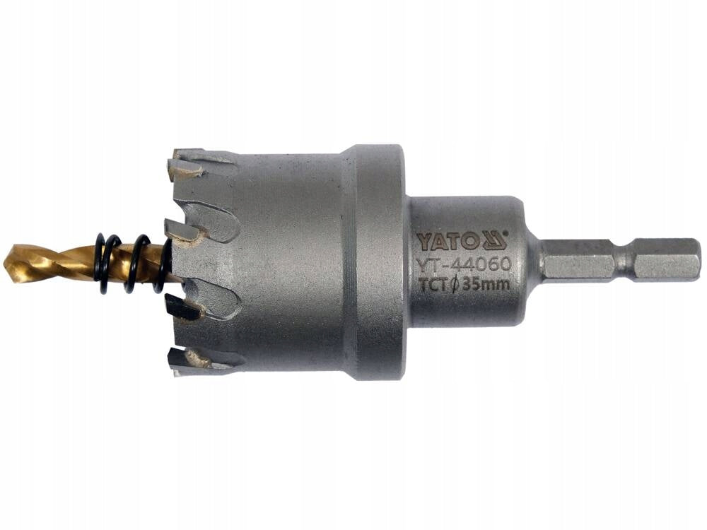 YATO TCT HOLE SAW FOR METAL 35MM CARBIDE CEMENTED LACE Diameter 35 mm