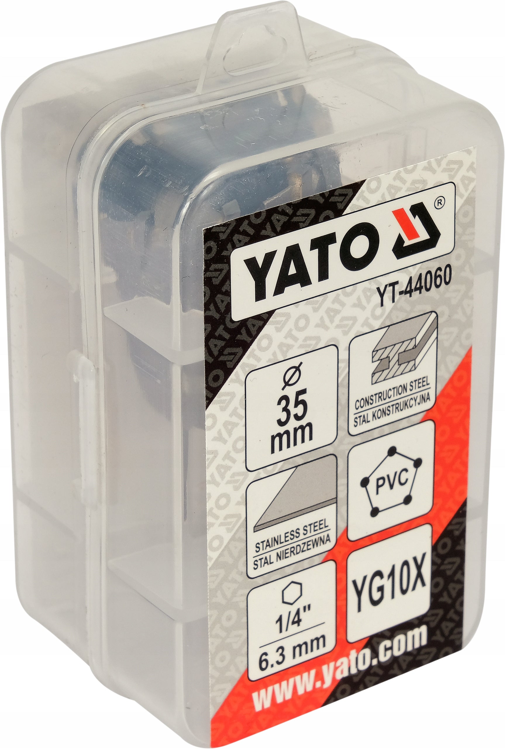 YATO TCT HOLE SAW FOR METAL 35MM CARBIDE CEMENTED LACE Series GRD