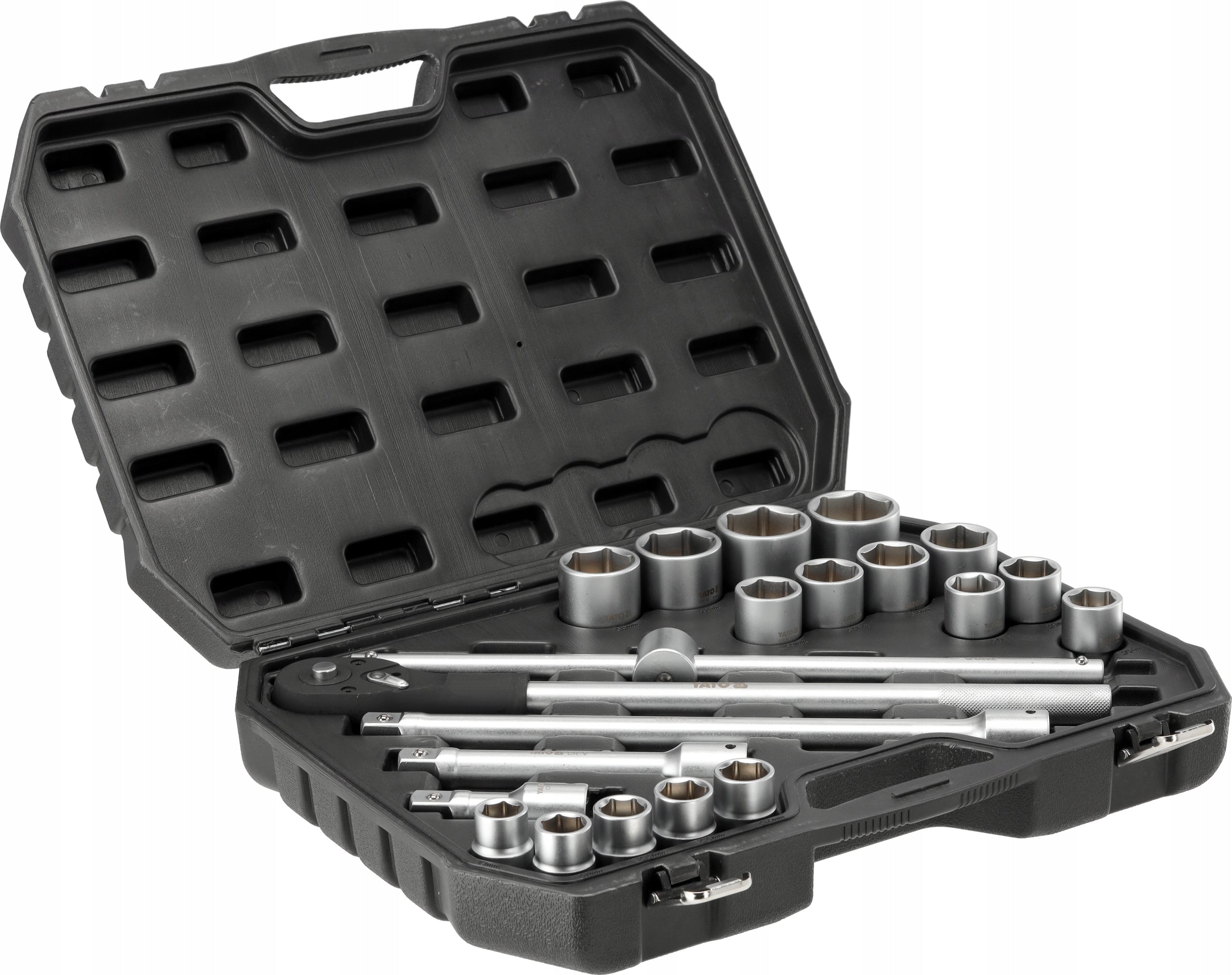 YATO TOOL SET 3/4" SOCKET WRENCHES 21 SOCKET ELEMENTS Manufacturer code YATO_YT-13351