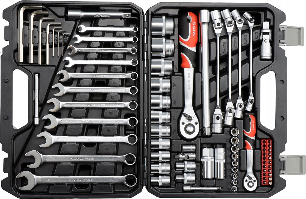 YATO TOOL SET 77 EL SOCKET WRENCHES XXL Brand Yato