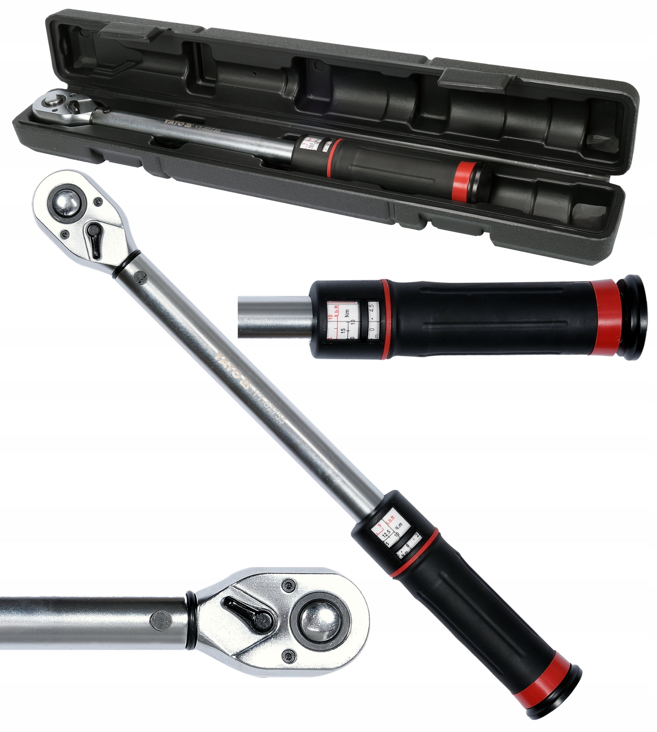 YATO TORQUE WRENCH 3/8 10-60Nm CERTIFICATE