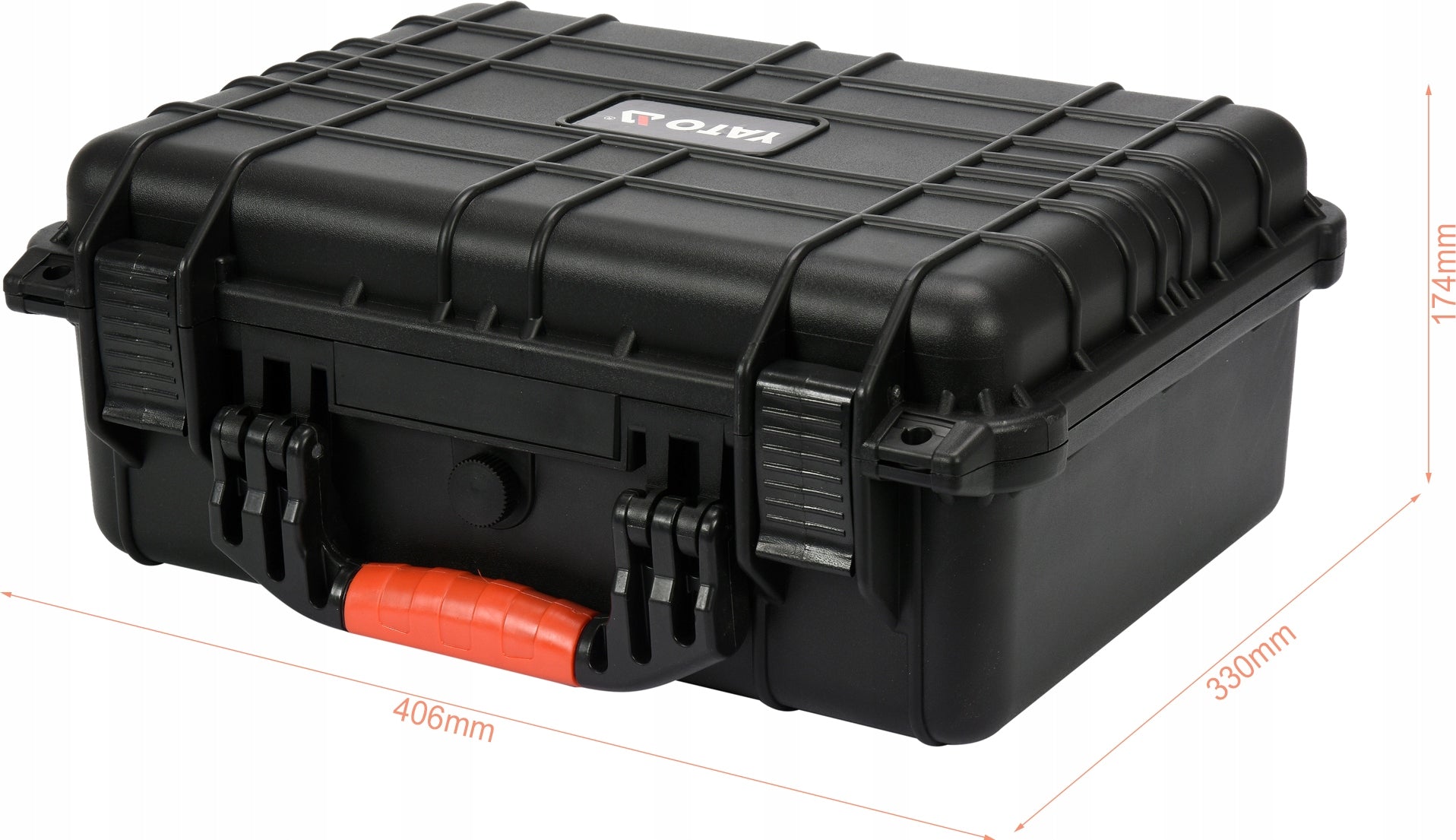 YATO TRANSPORT TOOL CASE HERMETIC FOAM IP55 406X330X174mm Product width 33 cm