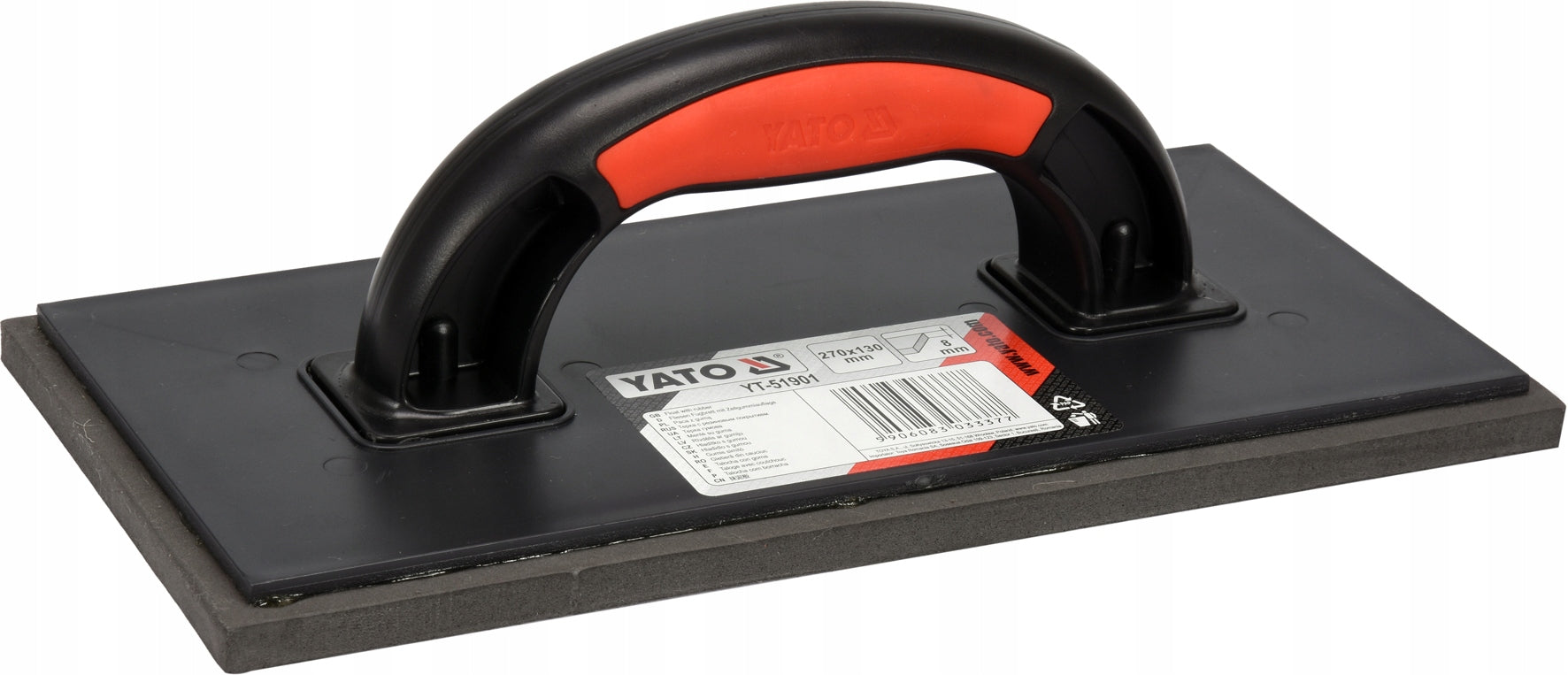 YATO TROWEL WITH RUBBER 8MM Brand Yato