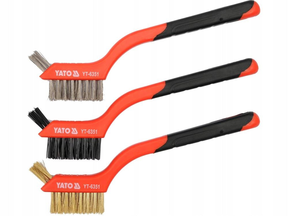 YATO WIRE BRUSH SET WIRE 3 PIECES