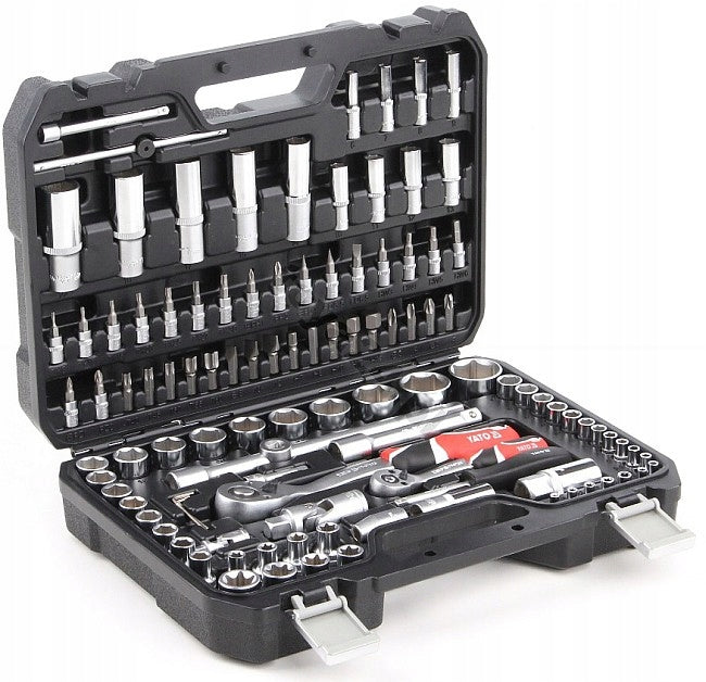 YATO WRENCH SET 108el SOCKET WRENCHES YT-38791 TORX 1/4" and 1/2" CAPS Brand Yato
