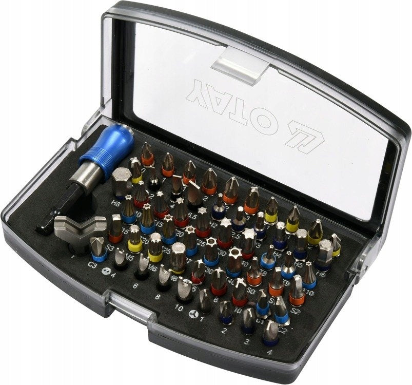 YATO YT-04624 TORX PHILLIPS screwdriver bit set 1/4" 59 pcs Brand Yato