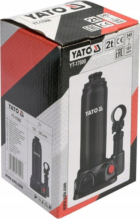 YATO YT-17000 HYDRAULIC BOLLARD LIFT 2T Minimum lifting height 181 mm