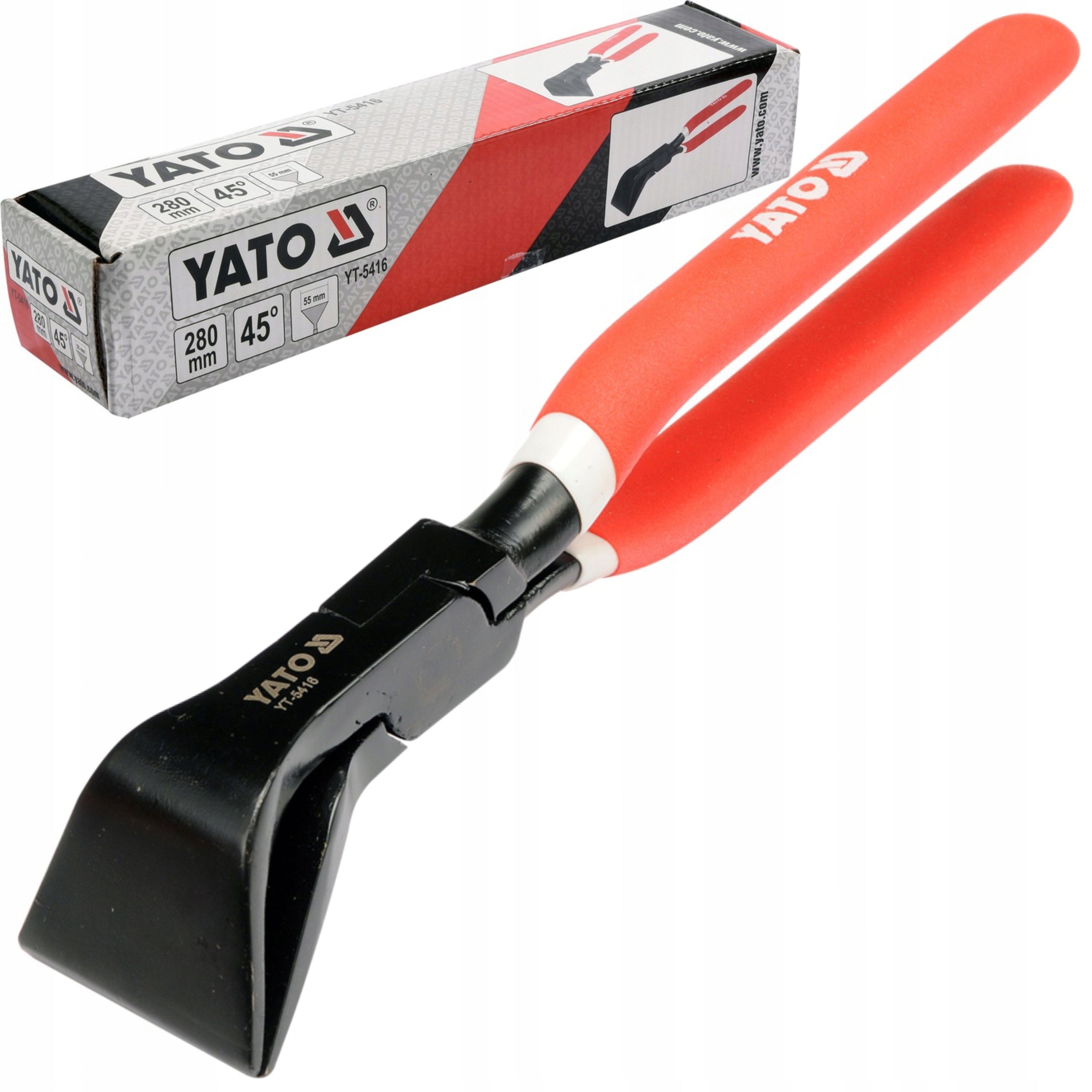 YATO YT-5416 ROOFING PLIERS FOR BENDING SHEETS 280MM BENT 45° EAN (GTIN) 5906203263295