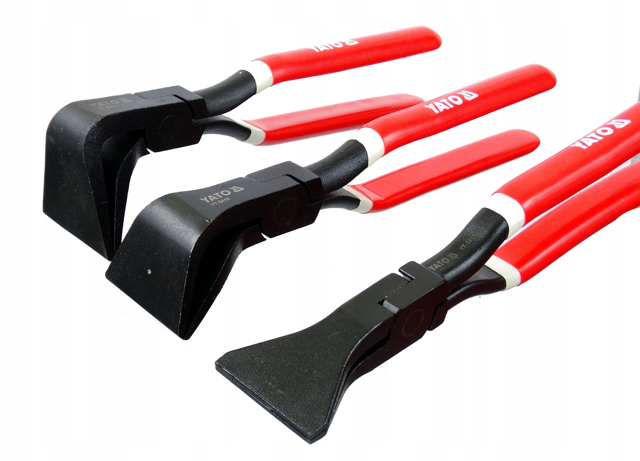 YATO clamps roofing pliers for profile sheets set of 3 pieces 45' 90' 180' Packaging status original