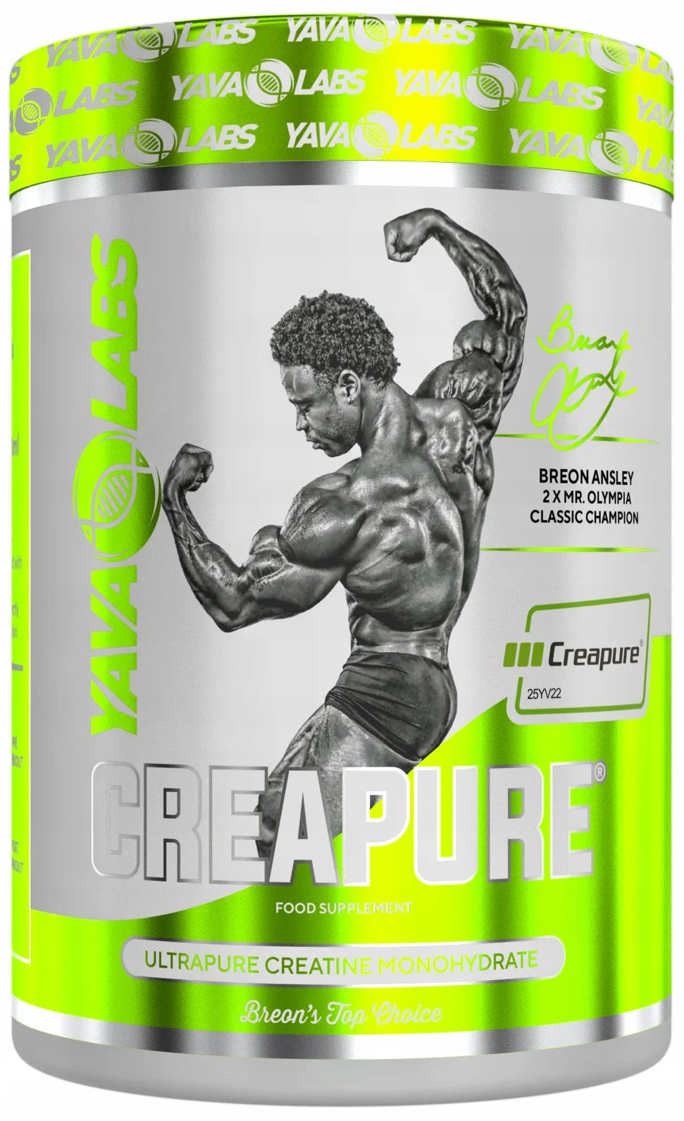YAVA LABS CREAPURE MONOHYDRATE 500 G PURE CREATINE, STRENGTH, POWER, REGENERATION Packaging status original
