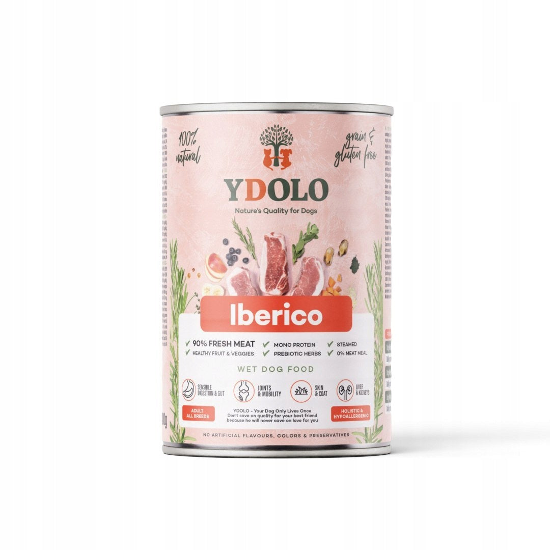 YDOLO Iberico pork Iberico wet dog food 400g