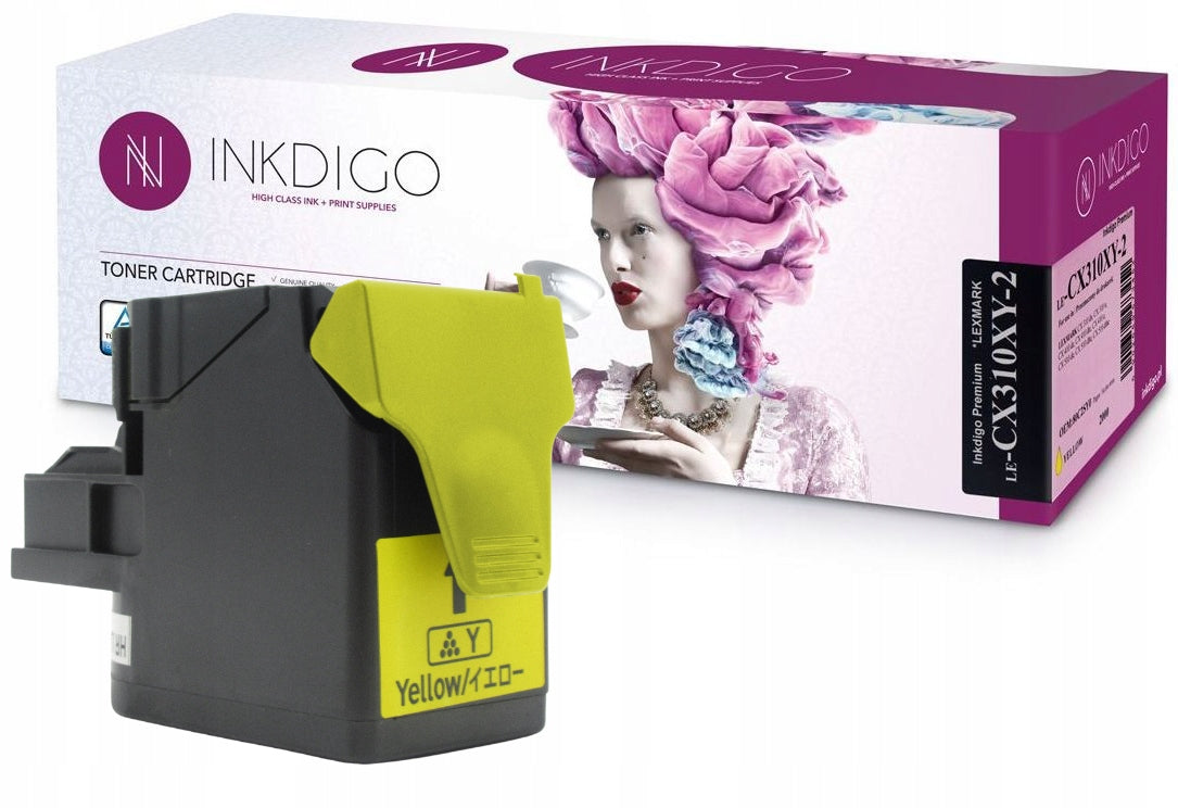 YELLOW CX310 XL - TONER CARTRIDGE FOR LEXMARK CX310dn CX310n CX410de CX510de