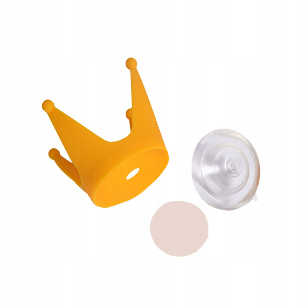 YELLOW MOTORCYCLE HELMET ORNAMENT WITH SILICONE SUCTION CUPS Manufacturer no brand