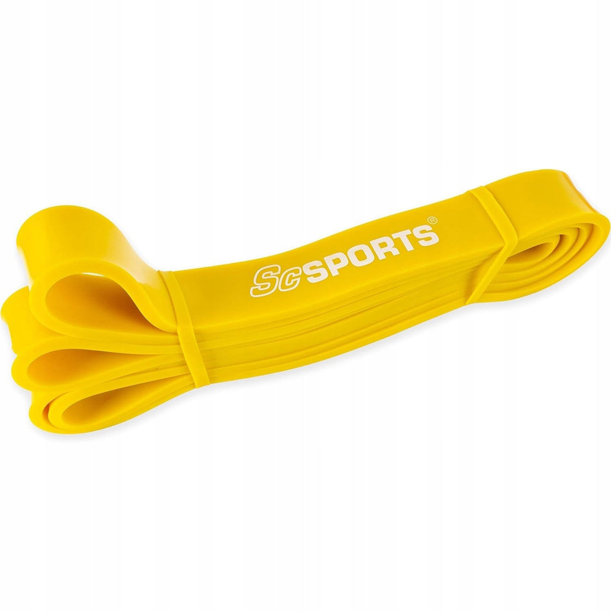 YELLOW RUBBER TRAINING RESISTANCE FITNESS TAPE FOR RESISTANCE EXERCISES