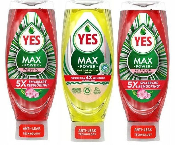 YES MAX POWER lemon / cherry dish concentrate 1950ml