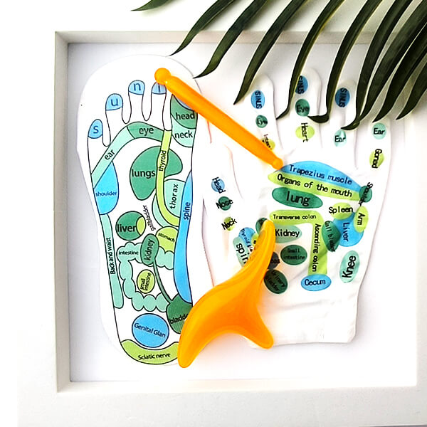 YEYE Made in Nature Foot and Hand Reflexology and Acupressure Kit