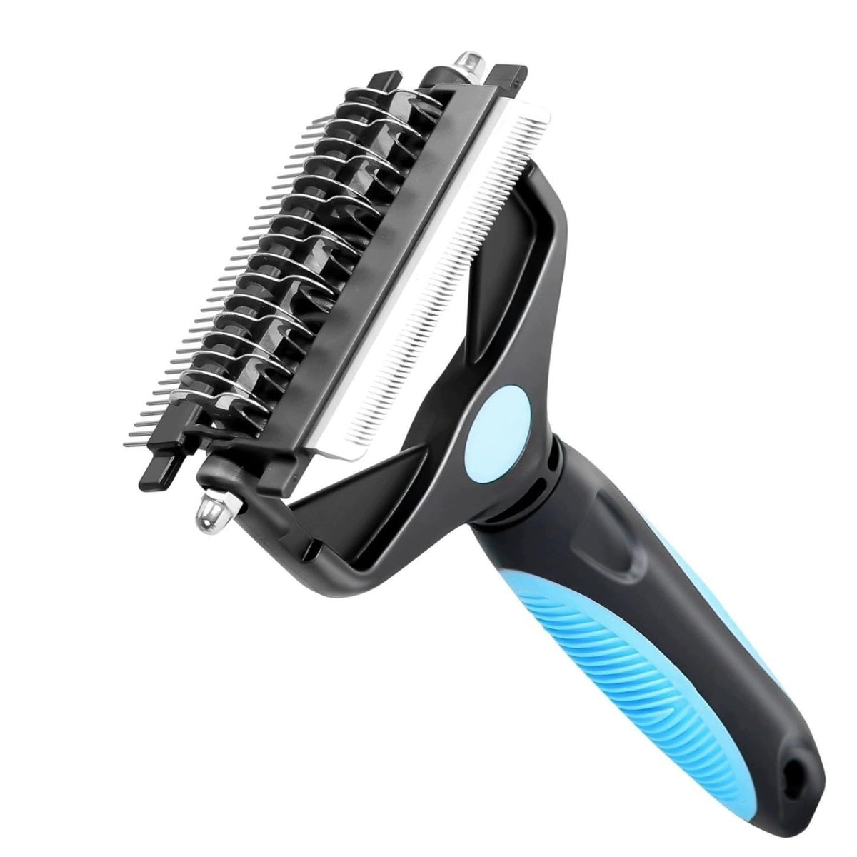 YIZHET COMBING BRUSH FOR DOGS AND CATS 3 IN 1 DOUBLE-SIDED COMBS