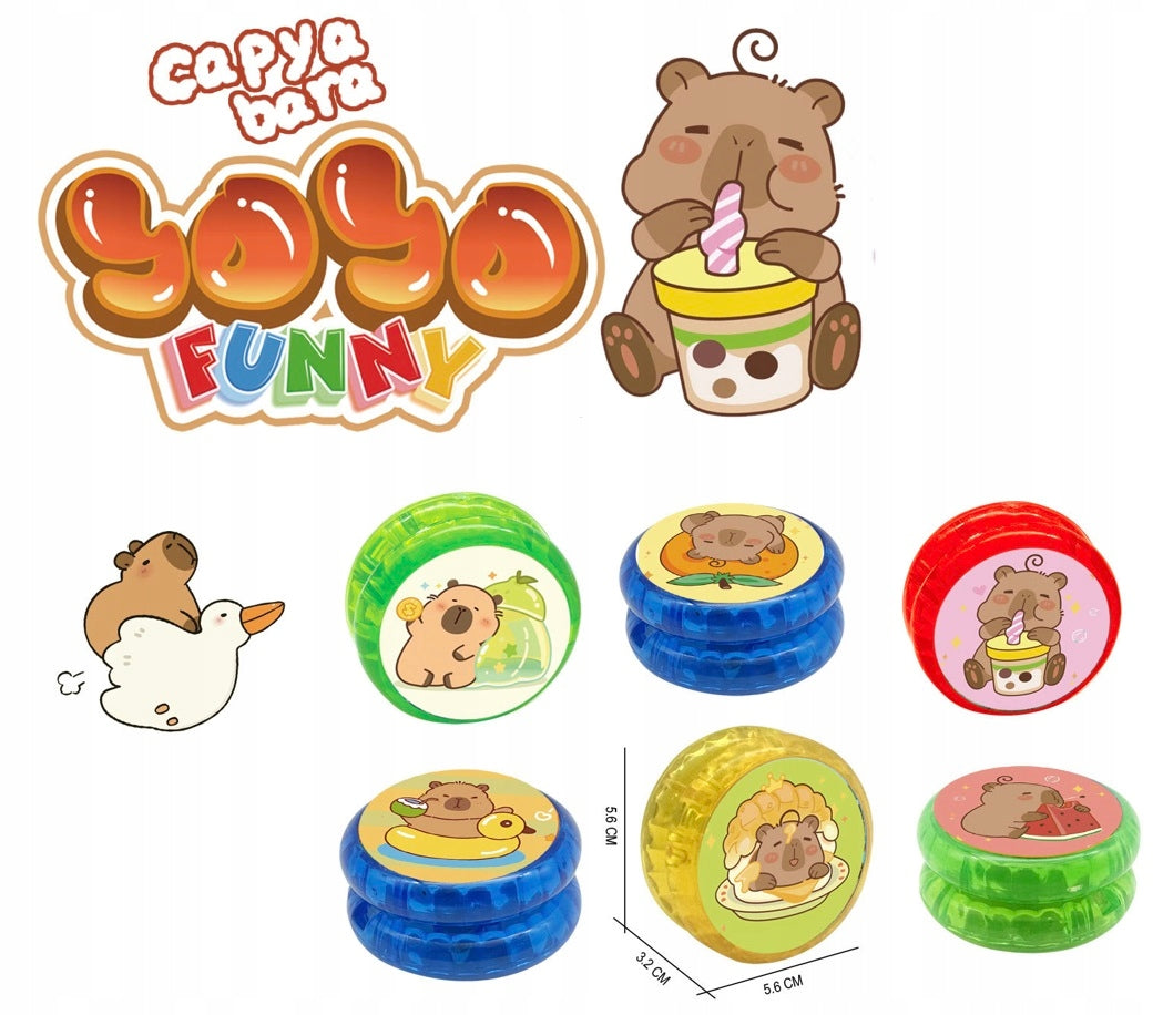 YO KAPIBARA YO YO WITH LIGHT GLOWING ANIMAL ARCADE GAME Manufacturer code 4831