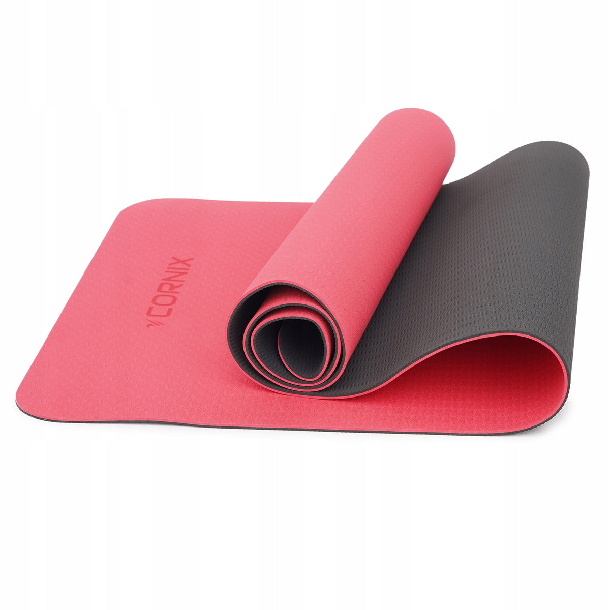 YOGA EXERCISE MAT CORNIX TPE 6mm NON-SLIP + FITNESS COVER Manufacturer code XR-0006