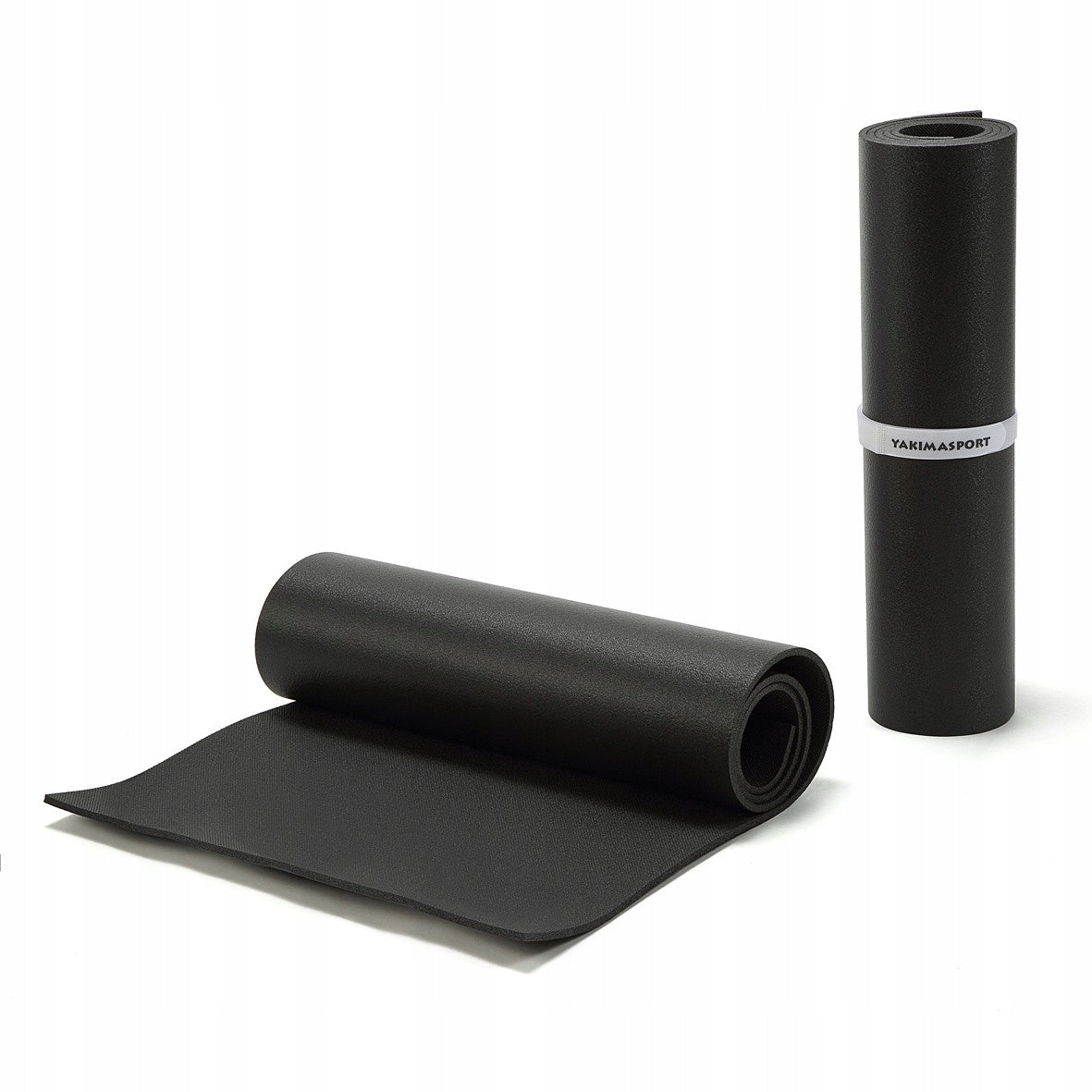 YOGA EXERCISE MAT GYMNASTIC TRAINING FITNESS BLACK 0,65 cm
