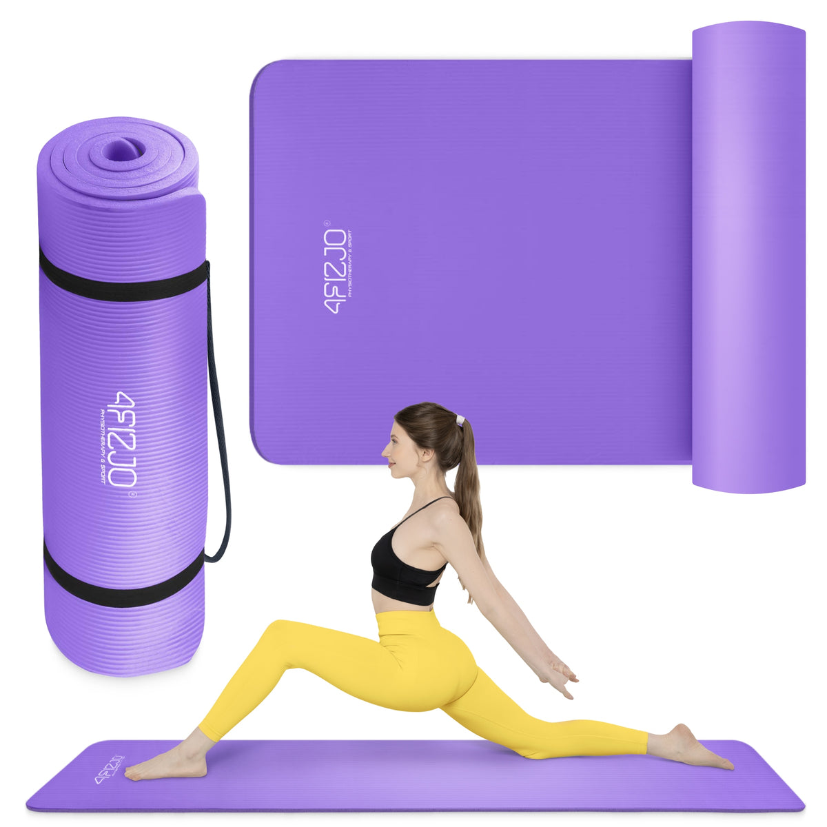 YOGA EXERCISE MAT GYMNASTIC TRAINING FITNESS MAT THICK 1 CM