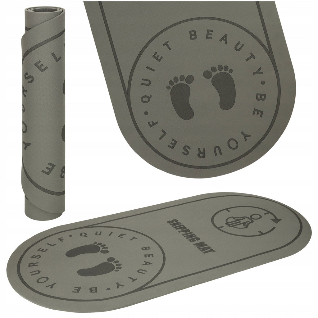 YOGA EXERCISE MAT GYMNASTIC TRAINING NON-SLIP FOLDING GREY Manufacturer code KX3316