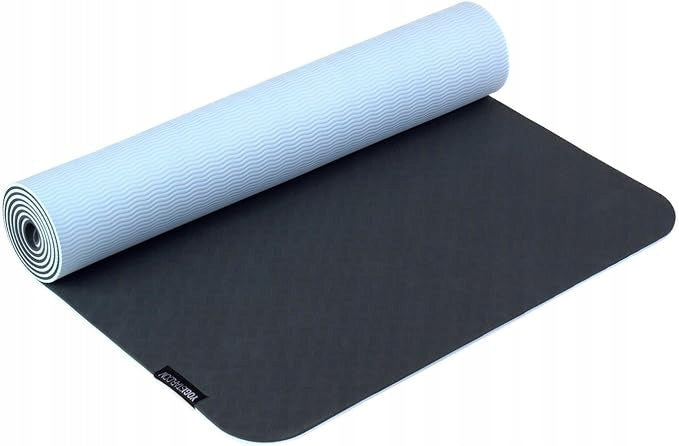 YOGA FITNESS EXERCISE MAT NON-SLIP SOFT + 6MM HANDLE