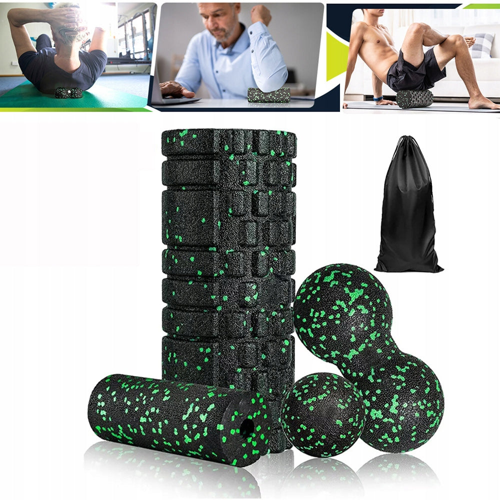 YOGA MASSAGE SET ROLLER BALL AND DUOBALL