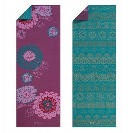 YOGA MAT GAIAM DOUBLE-SIDED KIKU 173x61x0,6 cm Color multicolor