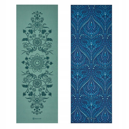 YOGA MAT GAIAM DOUBLE-SIDED MYSTIC SKY 6MM Color blue
