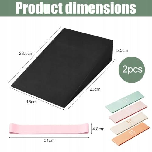 YOGA SQUAT RAMPS SET OF 2 EVA FITNESS TAPES FOR HOME Manufacturer code SWC5908151654033