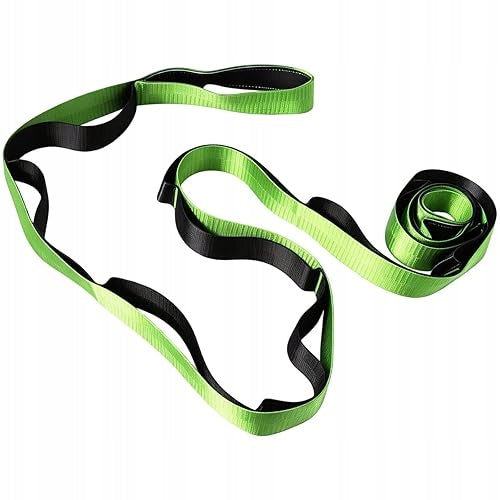YOGA TAPE WITH BELT LOOPS STRETCHING COTTON FITNESS 220 CM COTTON