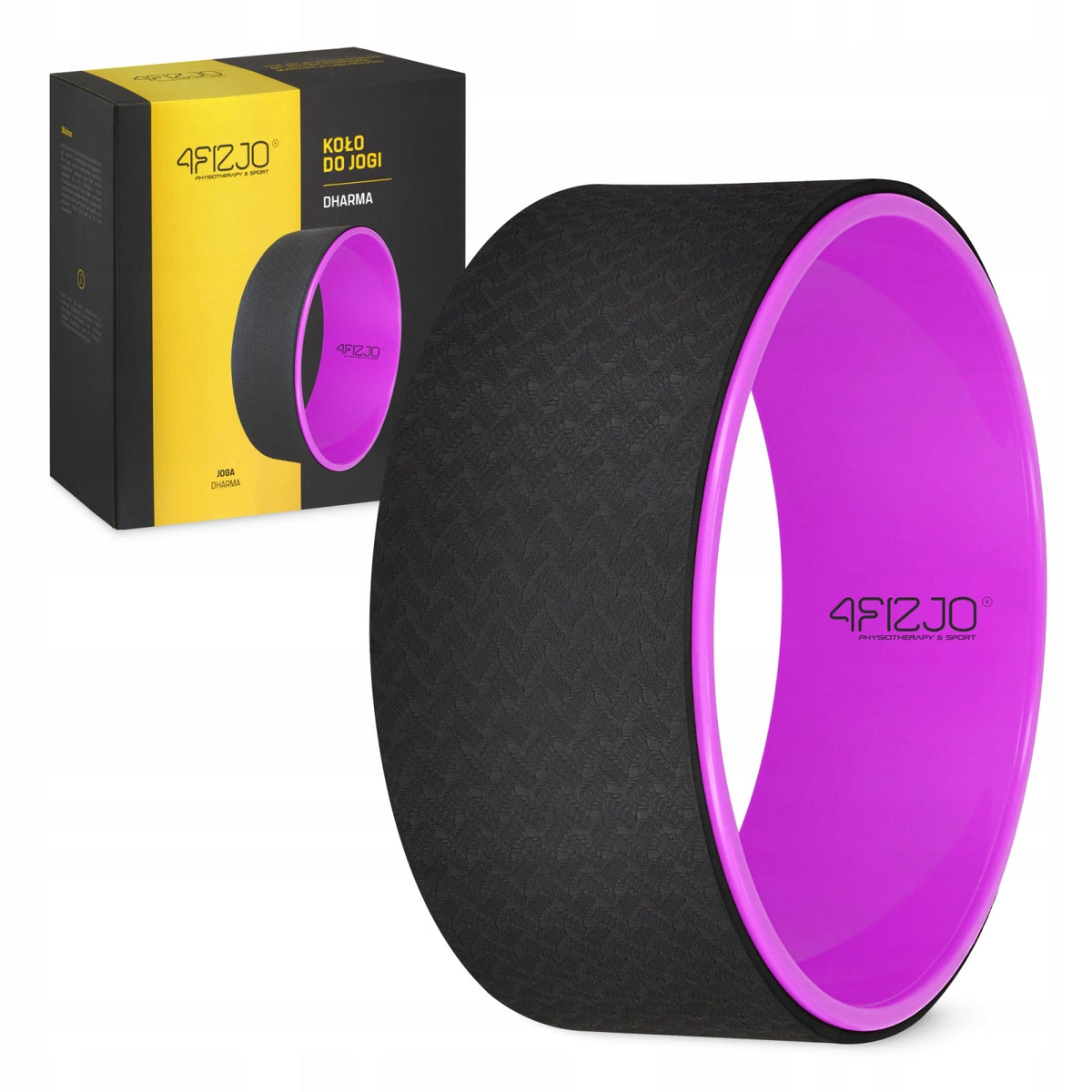 YOGA WHEEL ROLLER STRETCHING EXERCISES STRENGTHENING 32,5 CM