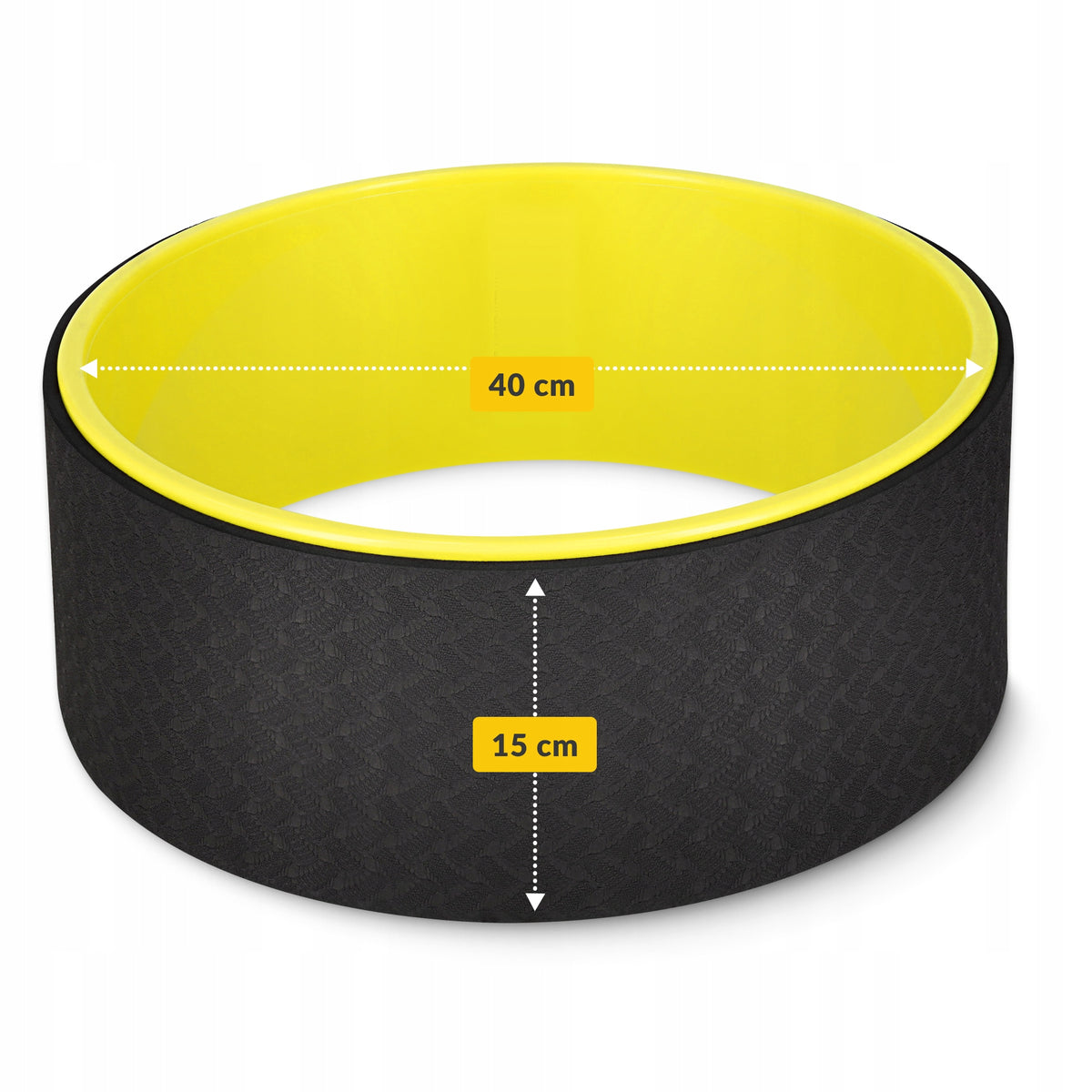 YOGA WHEEL ROLLER STRETCHING EXERCISES STRENGTHENING 40 CM Packaging status original