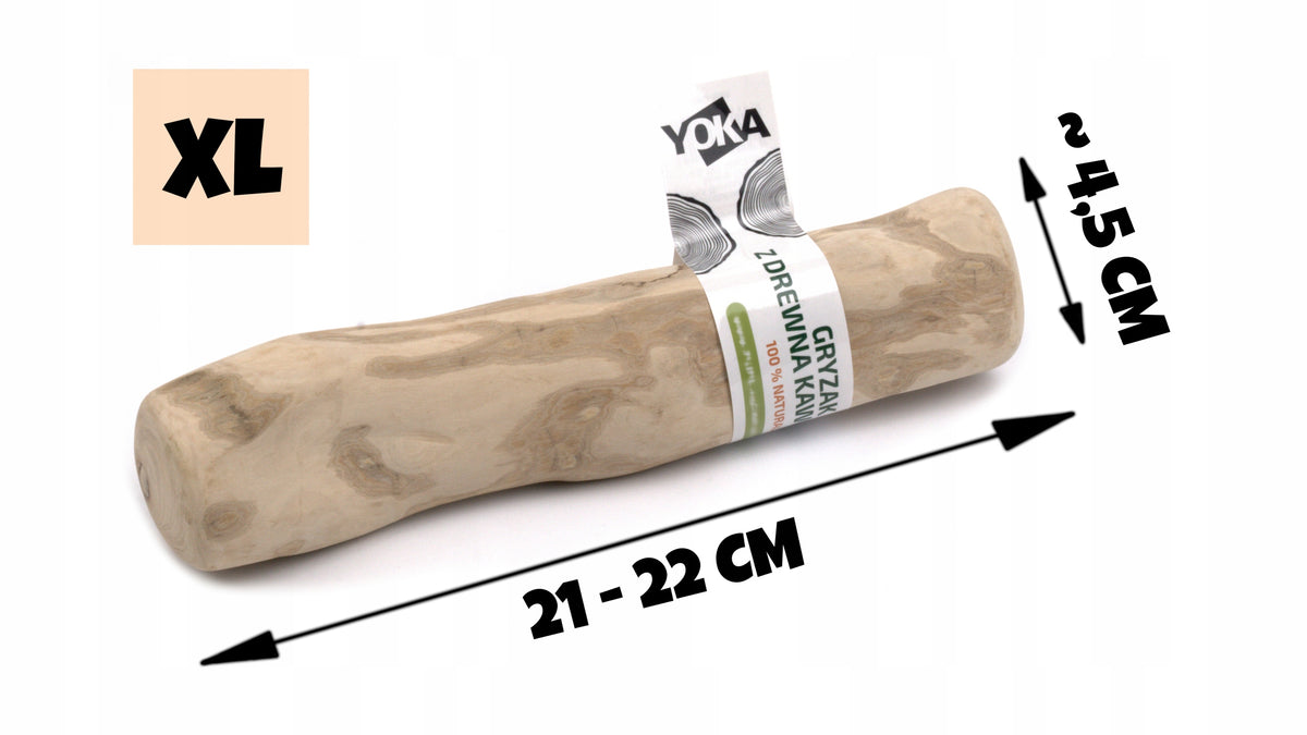 YOKA COFFEE Tree Stick Natural DOG TEETHER Size XL Packaging status original