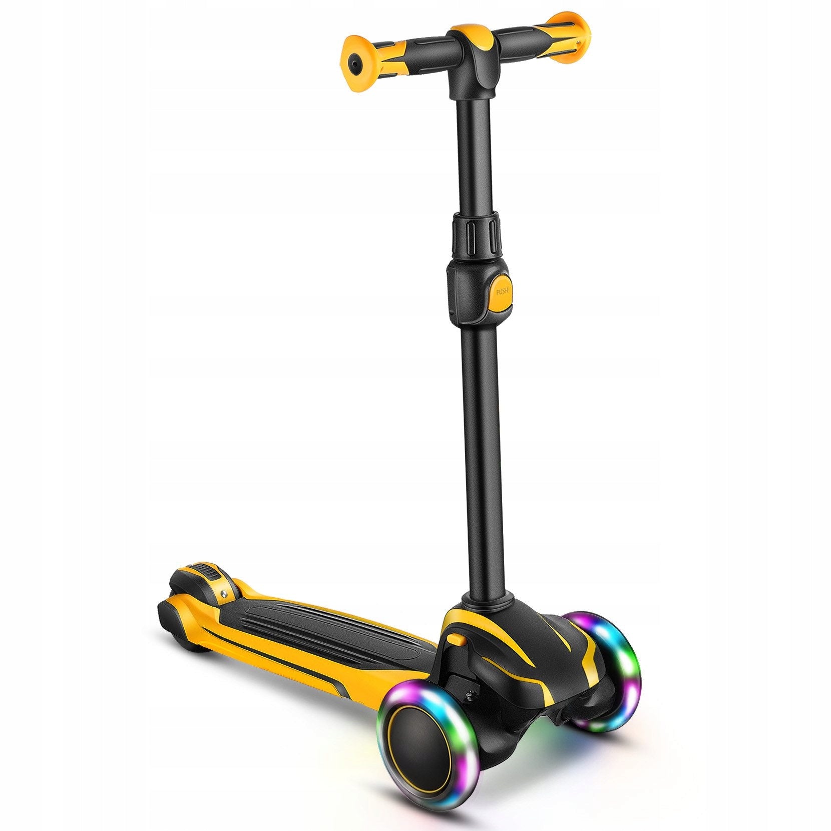 YOLEO Children's Scooter for 3-12 Years, yellow