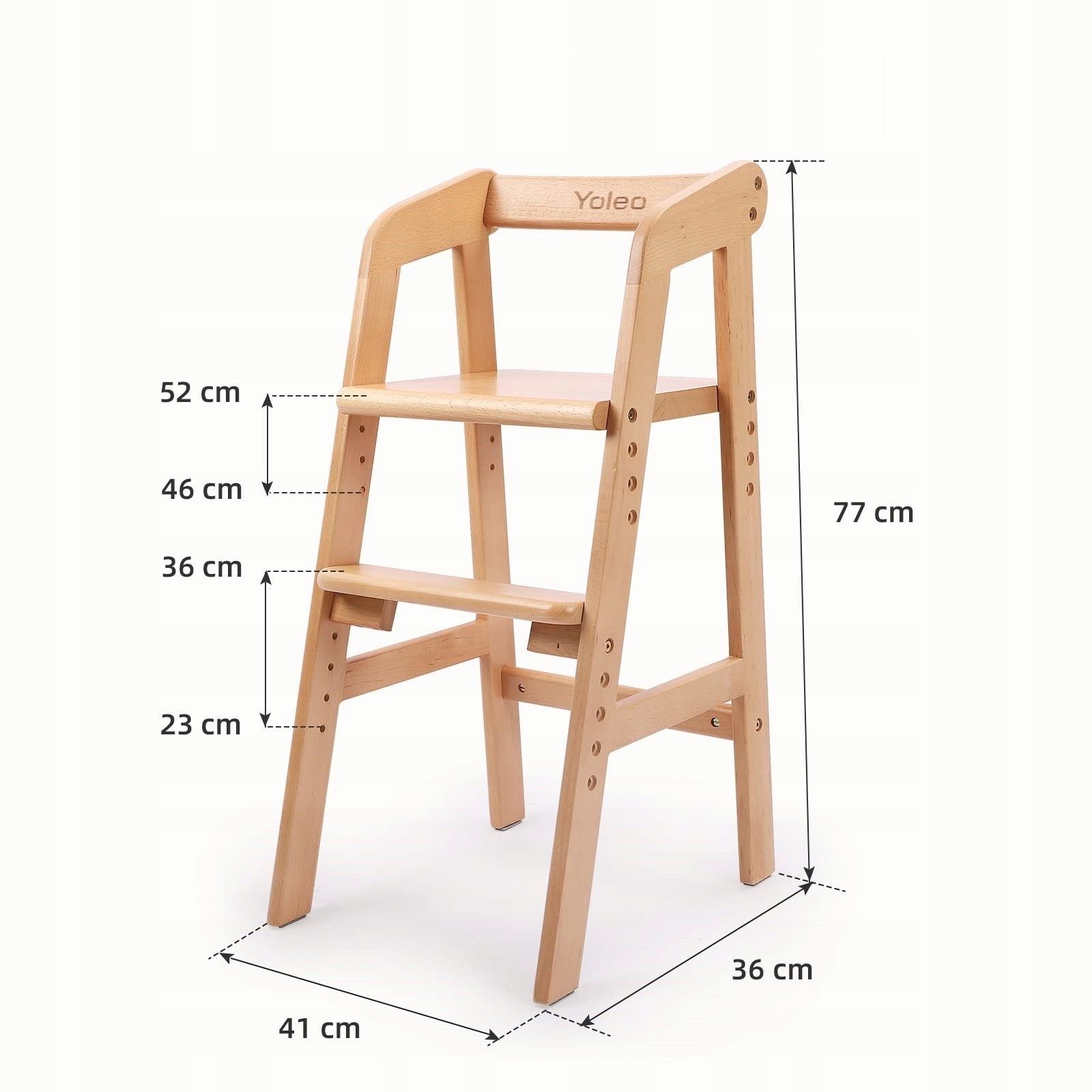 YOLEO High Chair for Children with Cushion from 2 to 12 Years Manufacturer code YOLEO