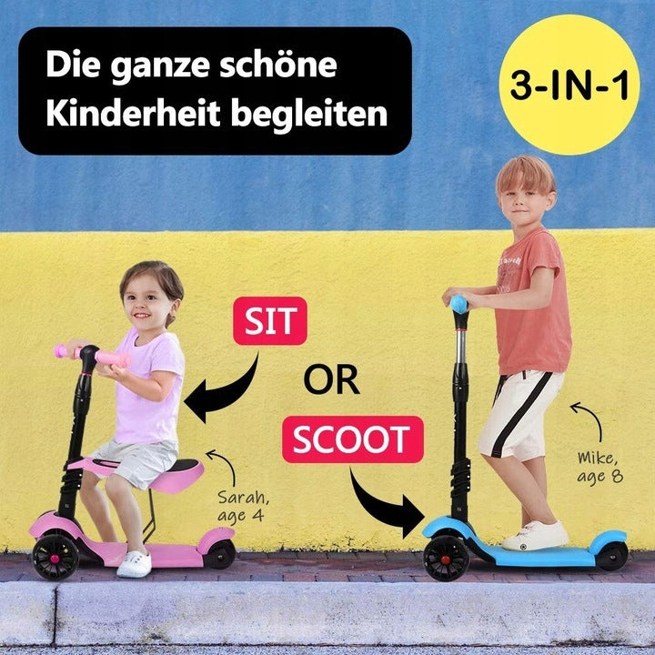 YOLEO with removable seat and height adjustment Color blue