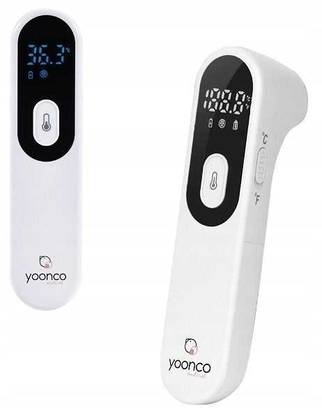 YOONCO MEDICAL NON-CONTACT INFRARED THERMOMETER 2 MEASUREMENT MODES