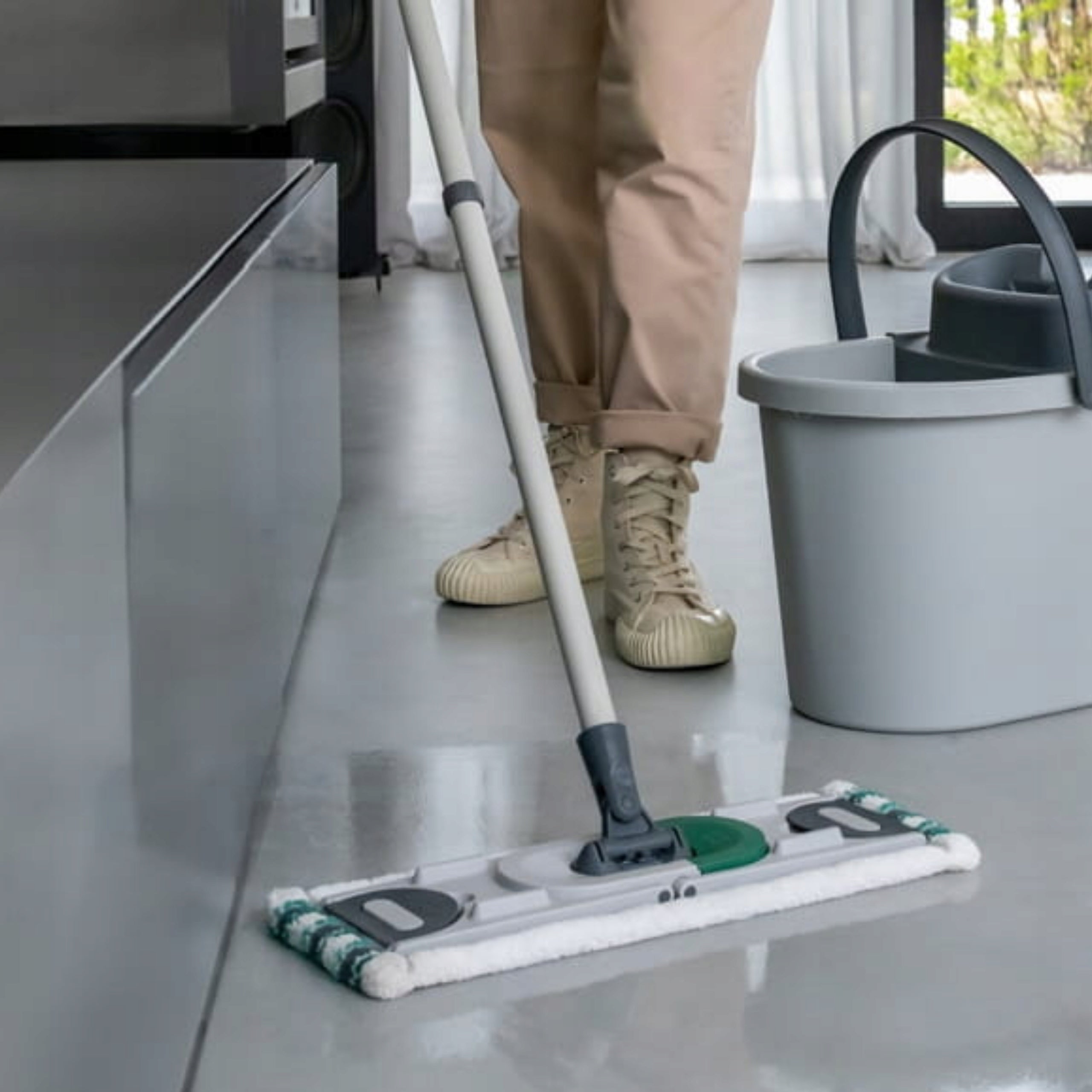 YORK ECO EGO set: Bucket + flat mop + cartridge - eco-friendly materials EAN (GTIN) 5907086190197