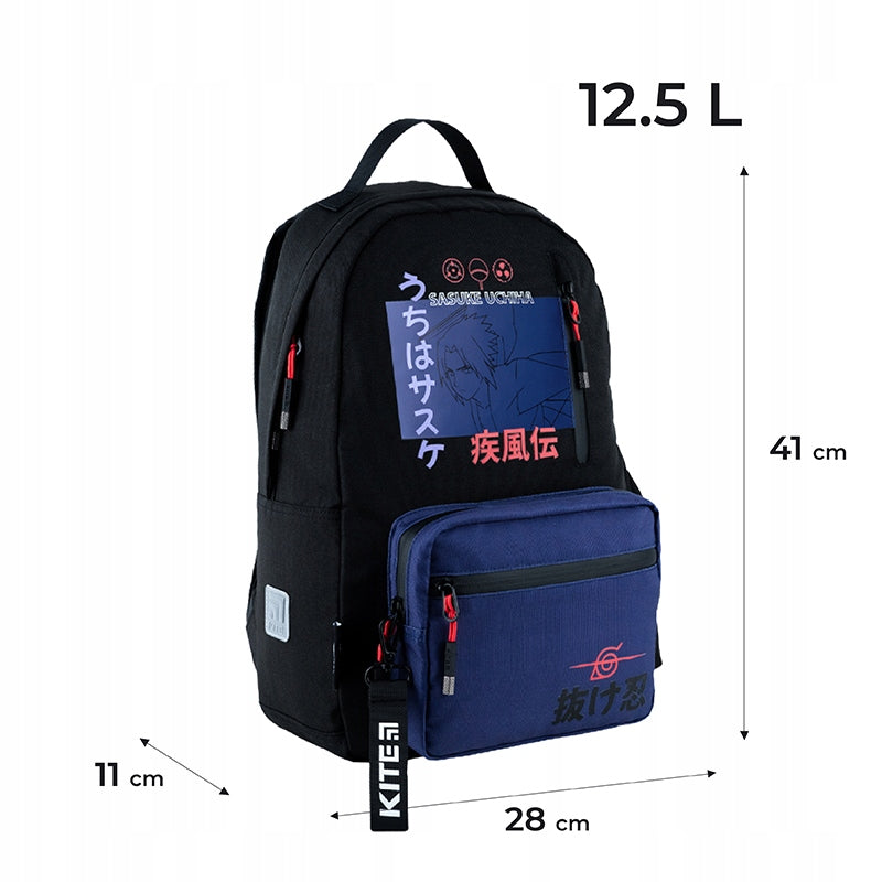 YOUTH BACKPACK FOR SCHOOL NARUTO SASUKE KITE EAN (GTIN) 4063276123336