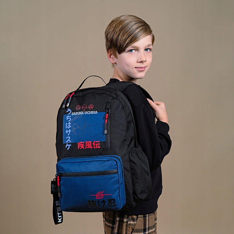 YOUTH BACKPACK FOR SCHOOL NARUTO SASUKE KITE Manufacturer code NR24-949M