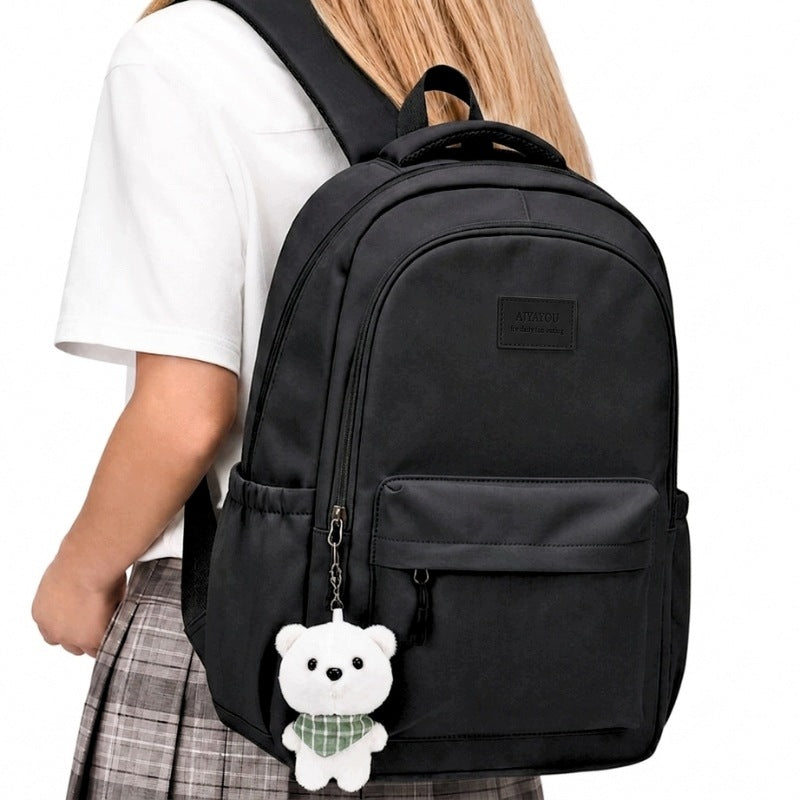 YOUTH BACKPACK LIGHT BLACK SCHOOL KEYCHAIN BEAR Manufacturer code TM111