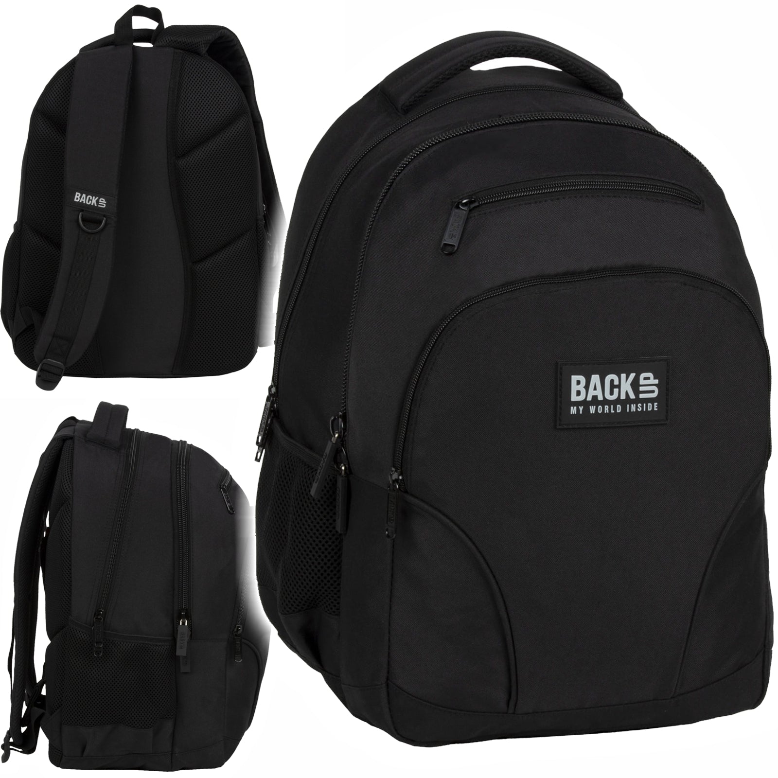 YOUTH BACKUP BACKPACK 3 CHAMBER Black