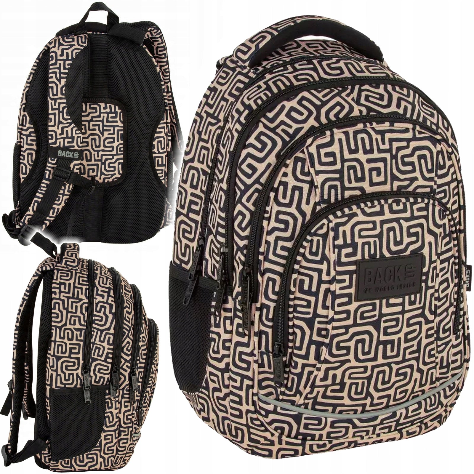 YOUTH BACKUP BACKPACK 4 CHAMBER Cool Beige