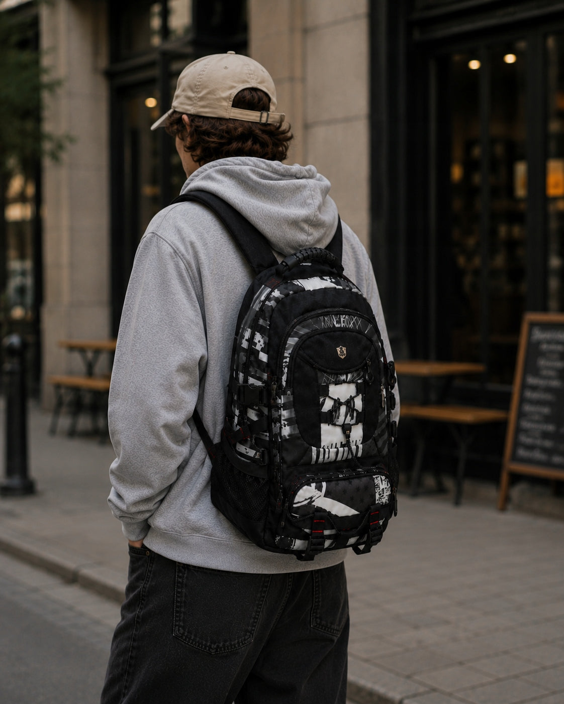 YOUTH CITY LAPTOP BACKPACK WATERPROOF ROOMY FOR WORK 30L Kind city