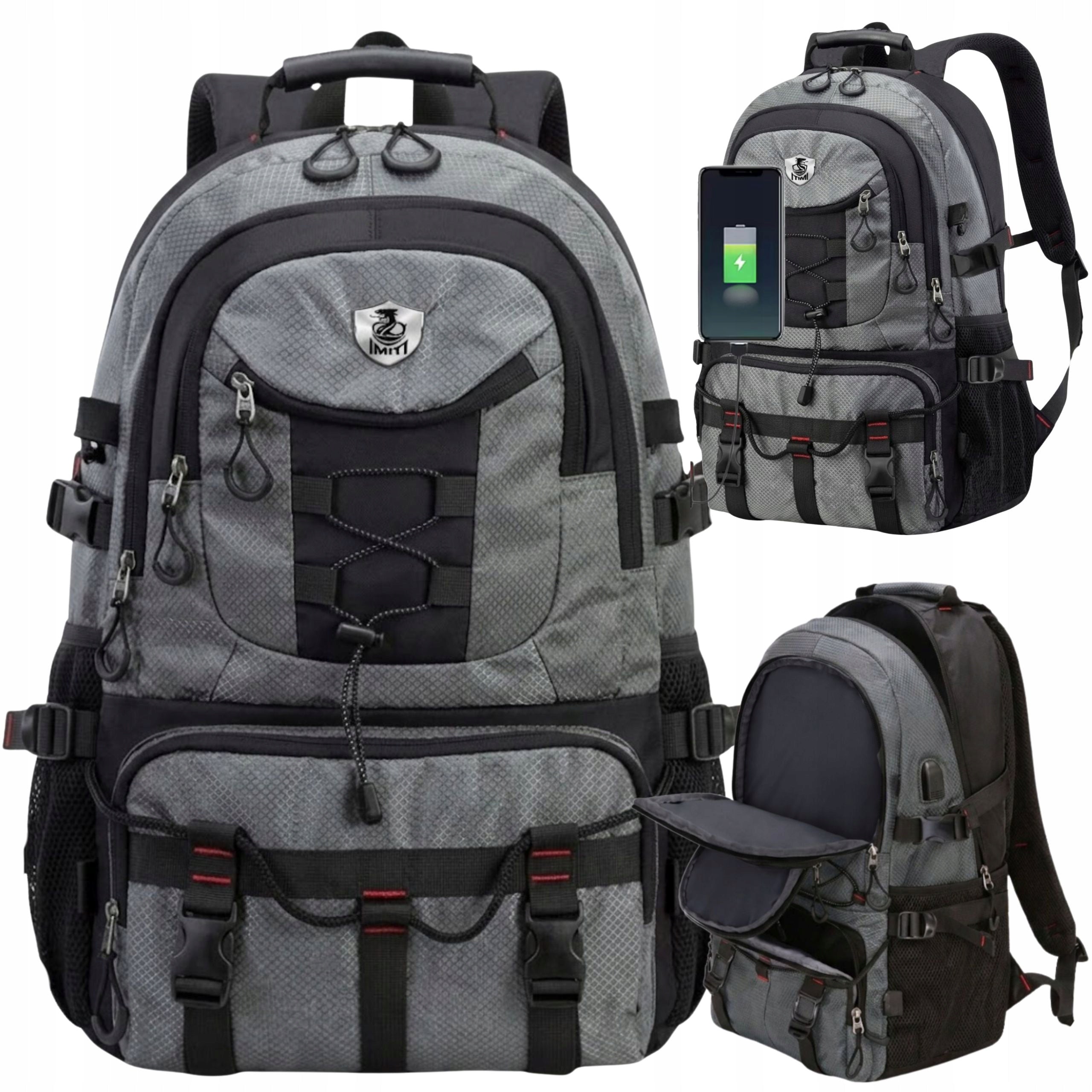 YOUTH CITY LAPTOP BACKPACK WATERPROOF ROOMY FOR WORK 40L