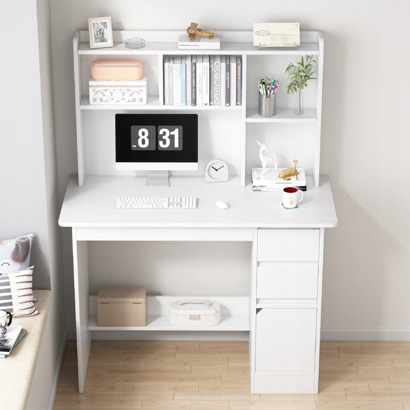 YOUTH DESK COMPUTER LOFT TABLE WHITE WITH DRAWER SHELVES BOOKCASE Manufacturer code BIURKO MŁODZIEŻOWE KOMPUTEROWE
